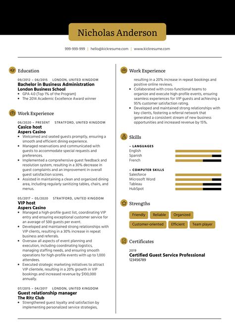 casino host resume|casino security manager resume sample.